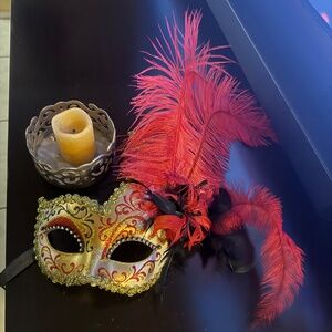 CERTIFIED HARLEQUIN MASK FROM VENICE